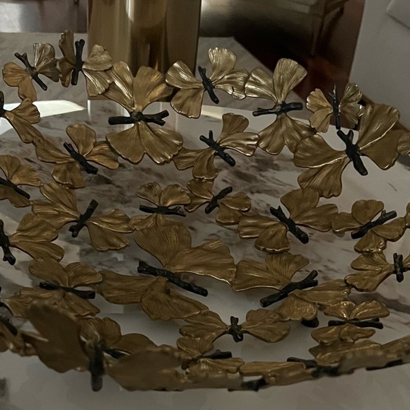 Michael Aram Gold Butterfly Bowl - Picture 2 of 2